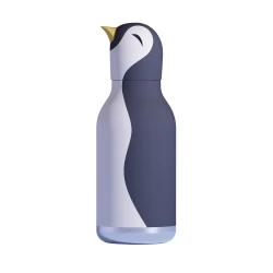 Asobu Bestie Penguin Insulated Bottle 460ml White and Black for Kids