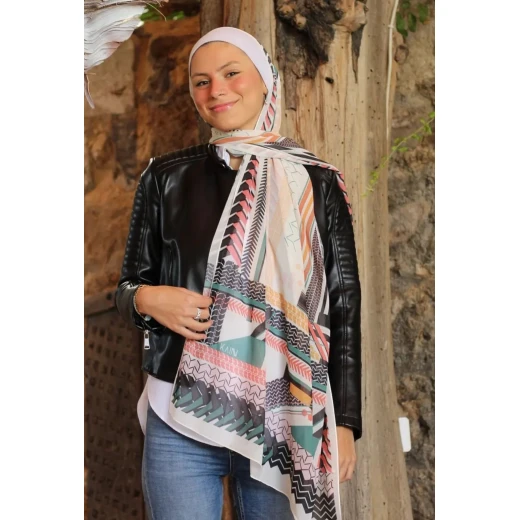Broadway Kain Georgette Chiffon Hijab Scarf Soft Lightweight Stylish 300x70cm - Broadway - Image 2