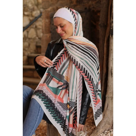 Broadway Kain Georgette Chiffon Hijab Scarf Soft Lightweight Stylish 300x70cm - Broadway - Image 3
