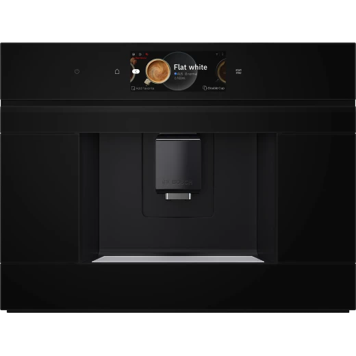Bosch Series 8 Built In Automatic Coffee Machine Black CTL7181B0, Home Connect, 2.4 Liter