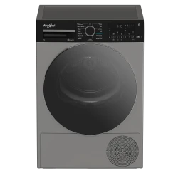 Whirlpool WDH 092C 25 SBMJ Heat Pump Condenser Dryer 9kg Silver A+++