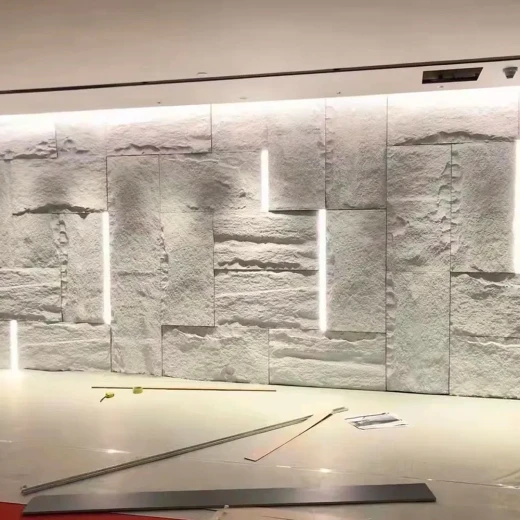 لوح حائط زخرفي من حجر PU الصناعي, شكل حجري واقعي للديكور الداخلي والخارجي، خفيف الوزن وسهل التركيب - Image 6