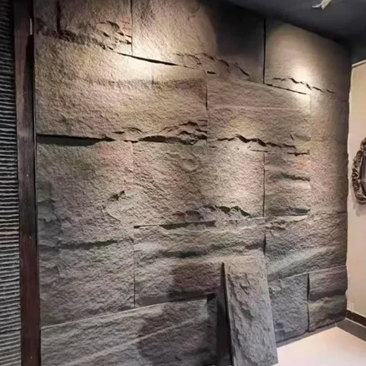لوح حائط زخرفي من حجر PU الصناعي, شكل حجري واقعي للديكور الداخلي والخارجي، خفيف الوزن وسهل التركيب - Image 7
