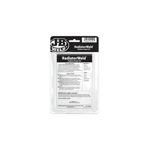طقم إصلاح ردياتير J-B Weld RadiatorWeld - معدن وبلاستيك، مقاوم للحرارة والمواد الكيميائية - جيه بي ويلد - Image 2