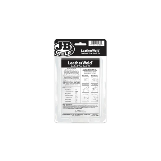 طقم إصلاح الجلد والفينيل LeatherWeld - حل DIY يجف بالهواء للشقوق والتمزقات - جيه بي ويلد - Image 2