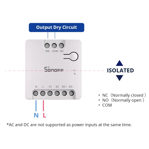 مفتاح SONOFF MINI-D Matter الذكي لأبواب المرآب والغلايات - سونوف - Image 8