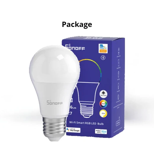 لمبة SONOFF الذكية RGB LED E27 - واي فاي، تحكم صوتي وتطبيقات - سونوف - Image 12