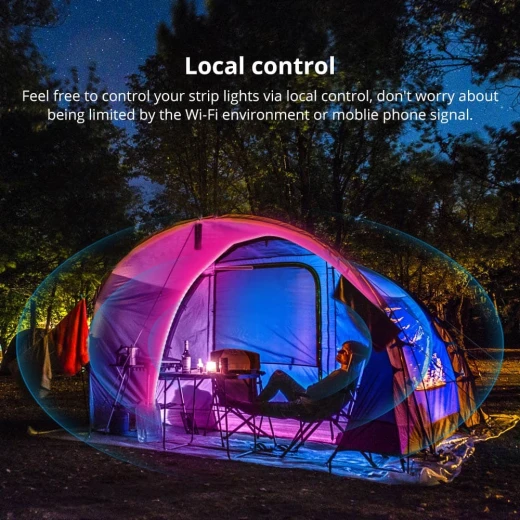 شرائط إضاءة LED ذكية SONOFF L3 RGB 5M - تحكم صوتي، مزامنة الموسيقى - سونوف - Image 6
