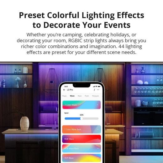 شريط إضاءة LED ذكي SONOFF L3 Pro RGBIC 5M - ألوان متعددة، مزامنة الموسيقى، التحكم الصوتي - سونوف - Image 5