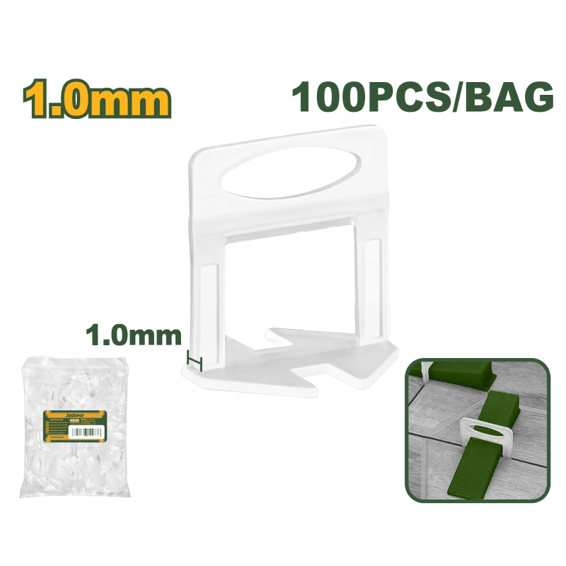 JADEVER Tile Leveler 1.0mm | 100pcs per Bag (JDXZ2001) - Jadever