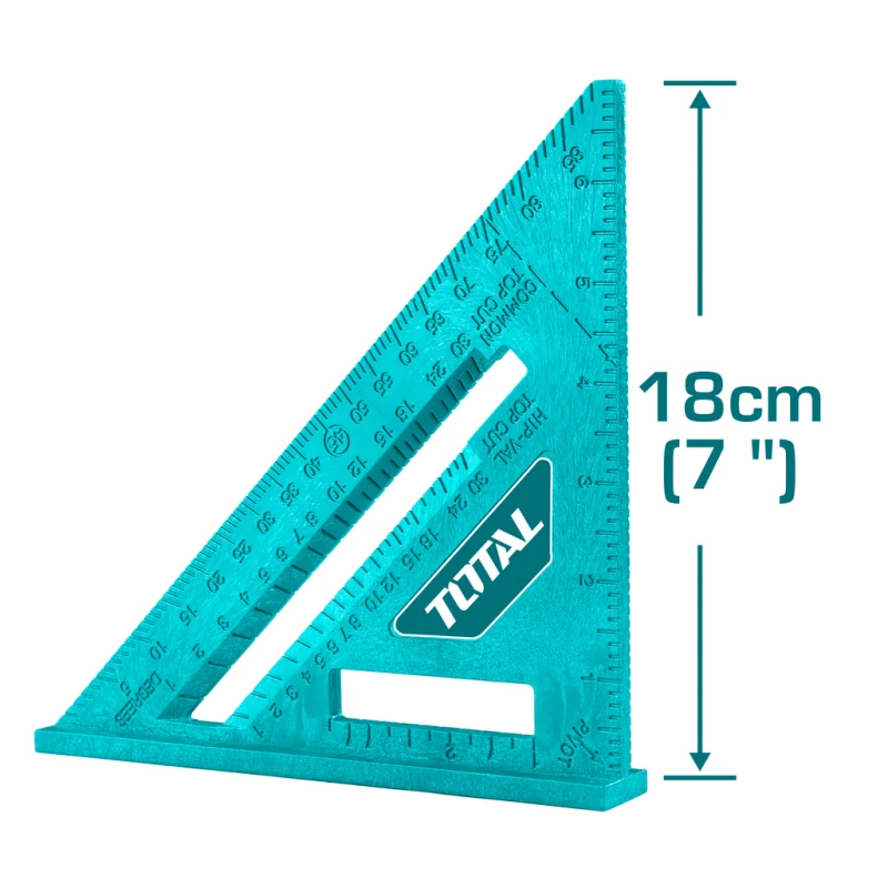 توتال TMT – مربع زاوية 7 إنش لقياسات زاوية دقيقة وموثوقة - توتال