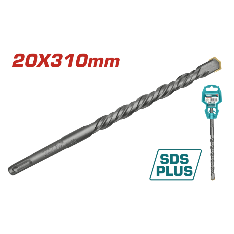 ريشة حفر حجر SDS Plus كبس – 20x310ملم من توتال (TAC312003) - توتال