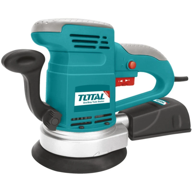صاروخ صنفرة 450 واط 150 مم متعدد السرعات مع مقبض مريح وقاعدة فيلكروب TF2041501 من توتال - توتال