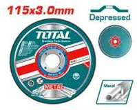 قرص قطع معدن كاشط غائر TOTAL 115*3.0 مم - 4 بوصة (TAC2211152) قرص قطع معدن كاشط غائر TOTAL 115*3.0 مم - 4 بوصة (TAC2211152)