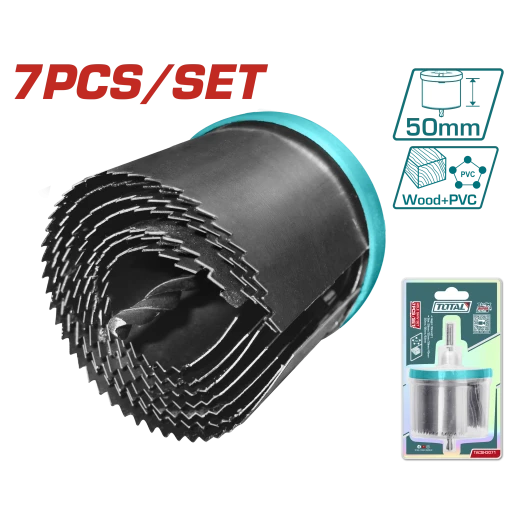 طقم هولسو 7 قطع 26-63مم من توتال (TACSH3071)