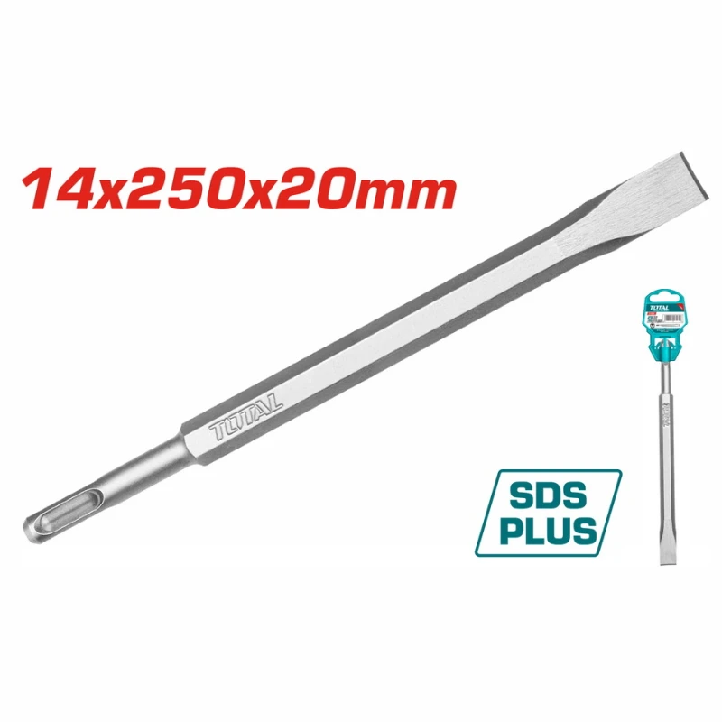 إزميل توتال SDS-PLUS 14x250x20 مم - توتال