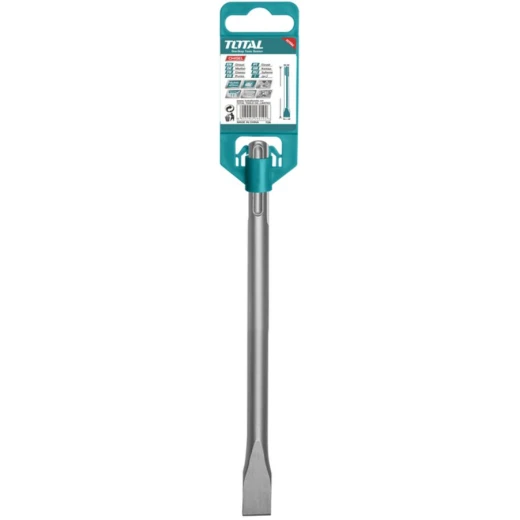 إزميل/شوكة SDS‑Max هامر مبسط 18×400×25 مم من توتال (TAC15221821) – فولاذ Cr‑Mo عالي المتانة لتكسير الخرسانة والأعمال الثقيلة