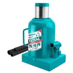 TOTAL Hydraulic Bottle Jack 30 Ton (THT109302), Heavy-Duty Steel Construction with Safety Valve & Adjustable Height