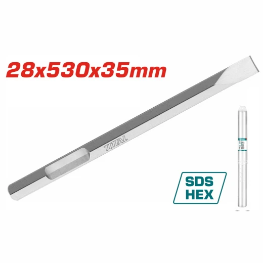 إزميل سداسي TOTAL 28*530*35 مم (TAC1532282)