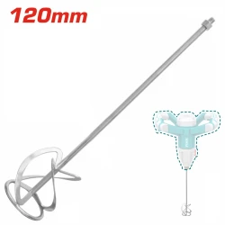 TOTAL Mix Paddle 120x600mm (TAC331120) – Heavy-Duty Mixing Paddle for Paint, Cement, and Mortar