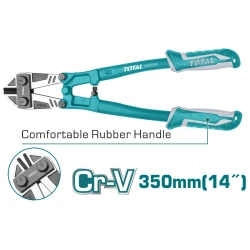 TOTAL 14-Inch Bolt Cutter (THT113146), Hardened Steel Jaws, Heavy-Duty Construction & Comfortable Grip for Cutting Bolts, Chains & Rods