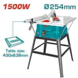 TOTAL Table Saw 254mm (10") Blade, 430x638mm Table (TS5152543)