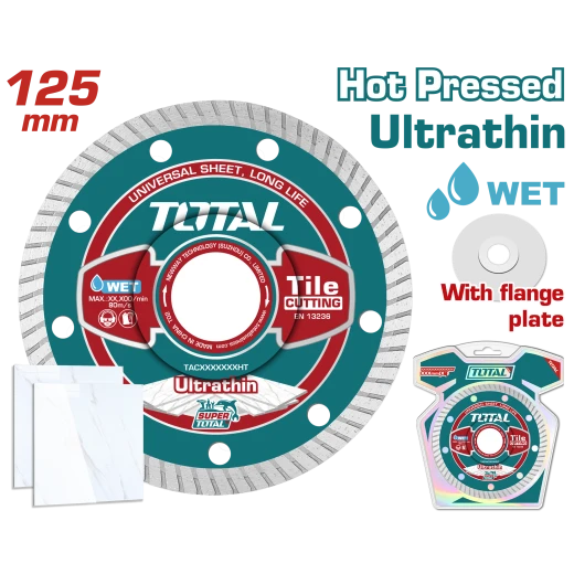 دسك ألماسي فائق النحافة 125x22.2ملم من توتال (TAC2131251HT) دسك ألماسي فائق النحافة 125x22.2ملم من توتال (TAC2131251HT)