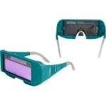 TOTAL Auto-Darkening Welding Glasses 95x31mm (TSP9401), Instant Arc Protection, Wide Viewing Area, UV/IR Shielding, Dual Power Lithium Battery & Solar Panel - Total