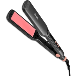 Decakila Hair Straightener Flat Iron KEHS035B, 61W, Extra Wide Ceramic Plates 106×45mm, 7 Heat Settings, Max 210℃, LED Display, PTC Heating, 360° Swivel Cord 1.7M