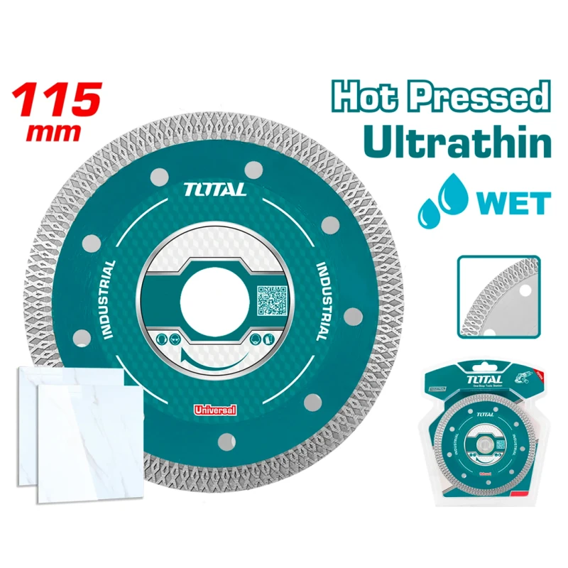قرص ماسي فائق النحافة للقص الجاف والرطب – مقاس 4.5 إنش (115 مم) بسمك 0.8 مم – TAC2181151HT – من توتال - توتال