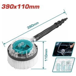 TOTAL Rotary Brush (THRB8702) – Efficient Tool for Precise and Easy Cleaning of Various Surfaces