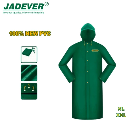 Jadever Rain Coat – Waterproof and Ideal for Protection in Rainy Weather and Outdoor Work XL Jadever Rain Coat – Waterproof and Ideal for Protection in Rainy Weather and Outdoor Work XL