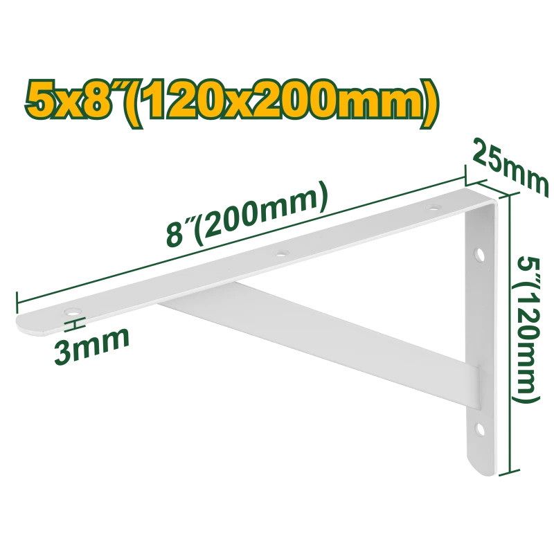حمالة رفوف ثقيلة 20x12 سم من جادفر (JDZJ3320) - جادفر