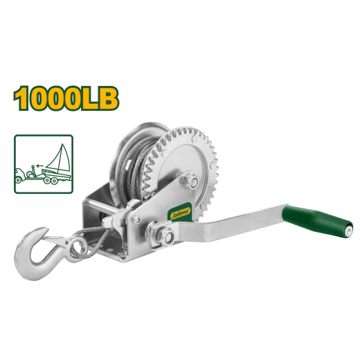 رافعة يدوية بسعة 460 كجم موديل JDJW1101 رافعة متينة يدوية للرفع والسحب الثقيل، تصميم مدمج وسهل النقل من جادفر