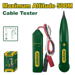 JADEVER Cable Tracker JDTP9502, Cable Locator with Transmitter & Receiver, 500m Range, 15cm Depth Detection, Includes Batteries & Storage Box, Wire Tracing Tool for Electrical Work