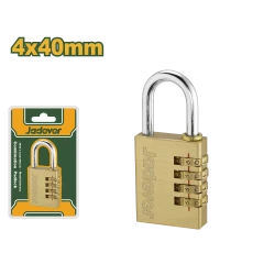 قفل 4-خانات نحاسي 4×40ملم من جادفر (JDPD3444)