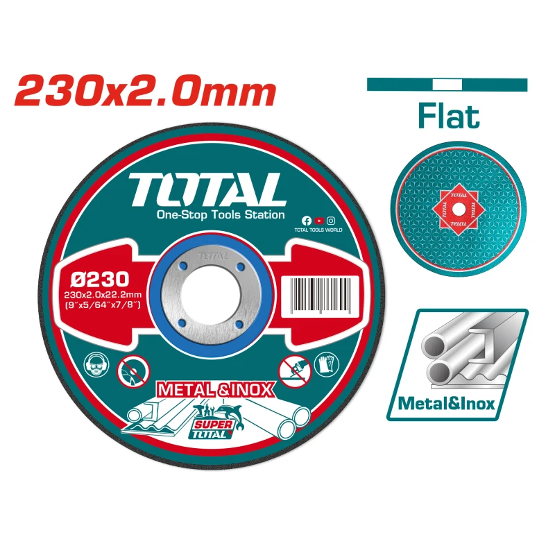 فيبر قص حديد 230x2.0ملم من توتال (TAC2202301) - توتال