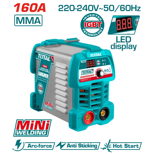 ماكينة لحام MMA انفرتر 160 امبير IGBT من توتال (TW21606049) ماكينة لحام MMA انفرتر 160 امبير IGBT من توتال (TW21606049)