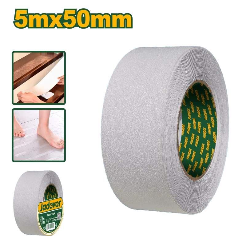 شريط JADEVER شفاف مانع للانزلاق 5 متر × 50 مم (2 بوصة) - جادفر