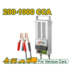 JADEVER Battery Load Tester 6/12V, 100A Load, 200–1000CCA Range, Analog Display (JDBD1510)