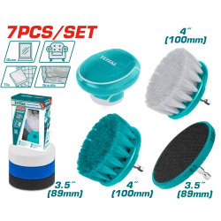 Total 7-Piece Cleaning Brush and Scrubber Set (TACB0701)