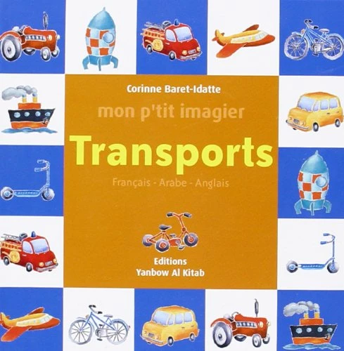 Mon P'tit Imagier Transports: Colorful Transportation Picture Book for Toddlers - Dar al hayat
