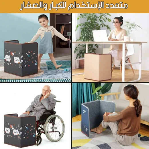 مدفأة قدم كهربائية سانوي 165 واط – وسادة تدفئة مريحة وفعالة لتدفئة القدمين في البرد - Sanwei - Image 4