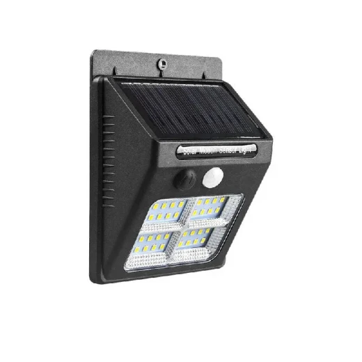 مصباح LED يعمل بالطاقة الشمسية مع مستشعر حركة - إضاءة خارجية آمنة مصباح LED يعمل بالطاقة الشمسية مع مستشعر حركة - إضاءة خارجية آمنة