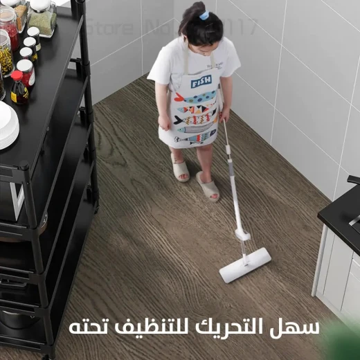 رف تخزين المطبخ القابل للتعديل: متعدد الطبقات، تصميم عصري لتنظيم المنزل - Image 5
