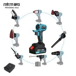 MKM BRO 36V 9-in-1 Industrial Tool Set: Complete Kit for Projects