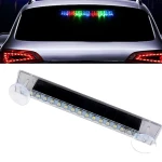 Solar Powered Multicolor Car Lights, Weather-Resistant LED Lighting with Easy Installation, Vibrant Colors, and Enhanced Night Visibility