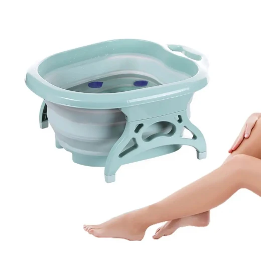Foldable Silicone Foot Spa Massager: Relaxing Foot Care at Home Foldable Silicone Foot Spa Massager: Relaxing Foot Care at Home