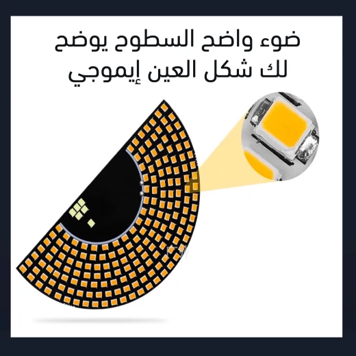 إضاءة داخلية للسيارة بأشكال إيموجي, إضاءة LED ممتعة ومعبرة، سهلة التركيب وموفرة للطاقة - Image 4