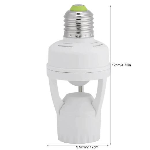مقبس ضوء LED E27 مع مستشعر حركة - حل إضاءة أوتوماتيكي - Image 8